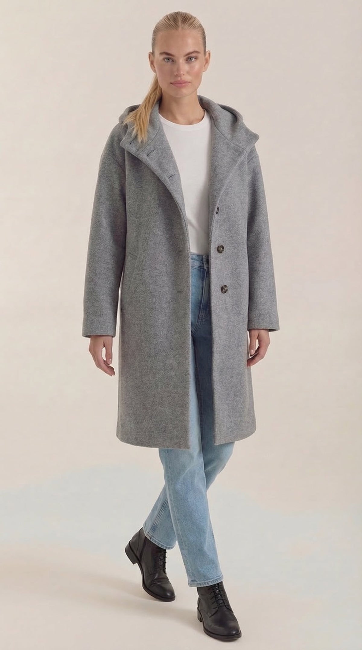 Meredith Longline Hooded Coat