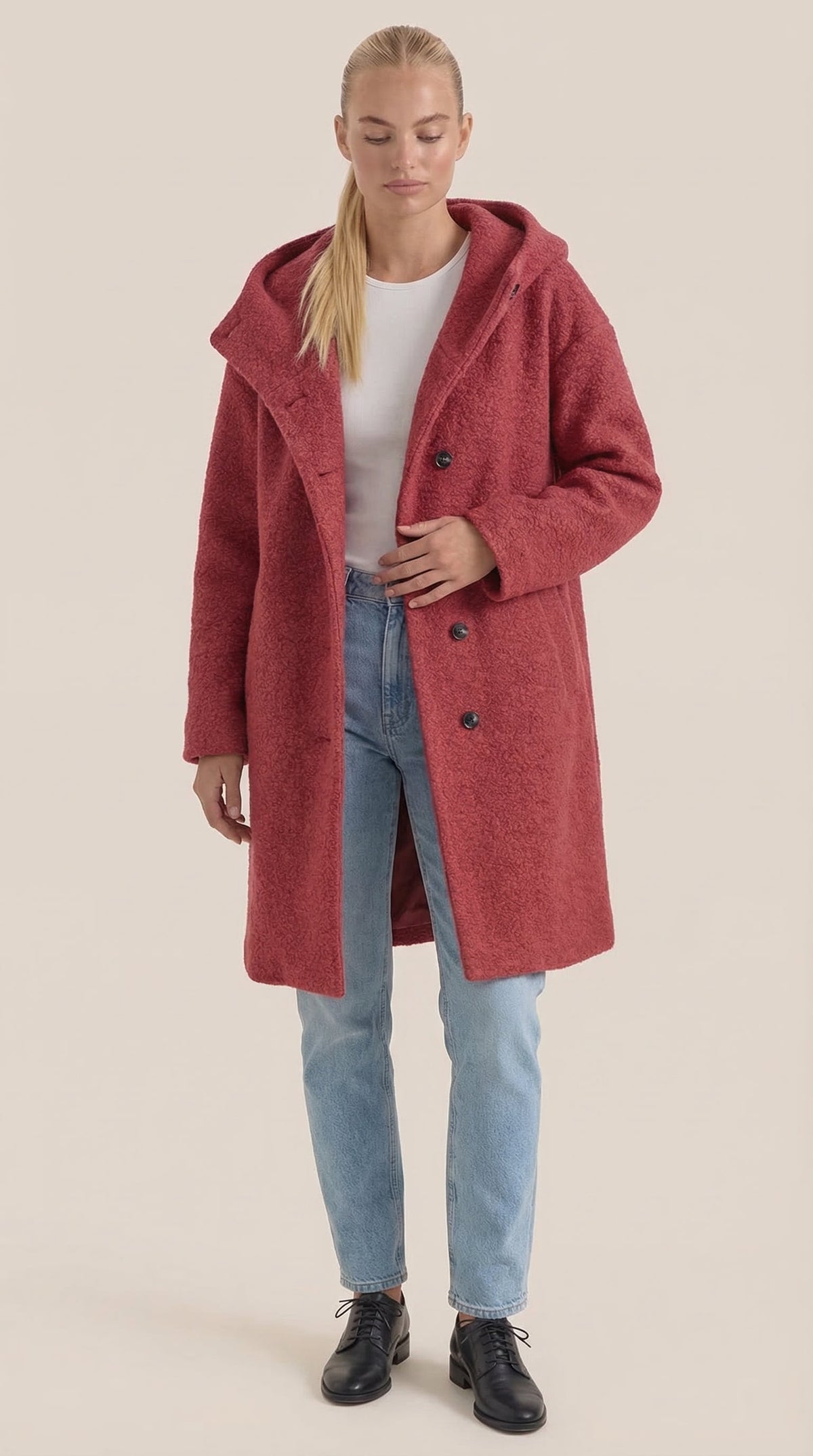 Meredith Longline Hooded Coat