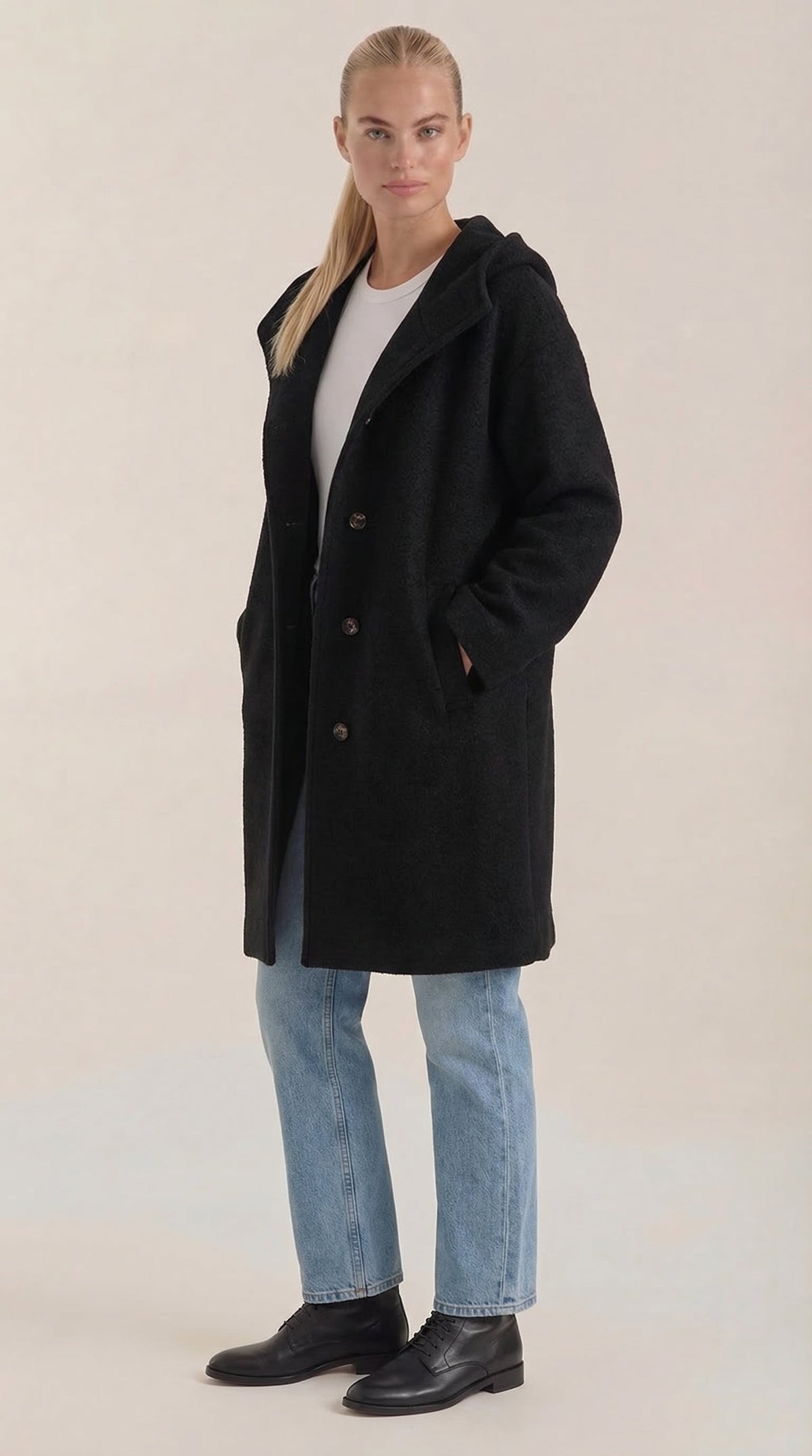 Meredith Longline Hooded Coat
