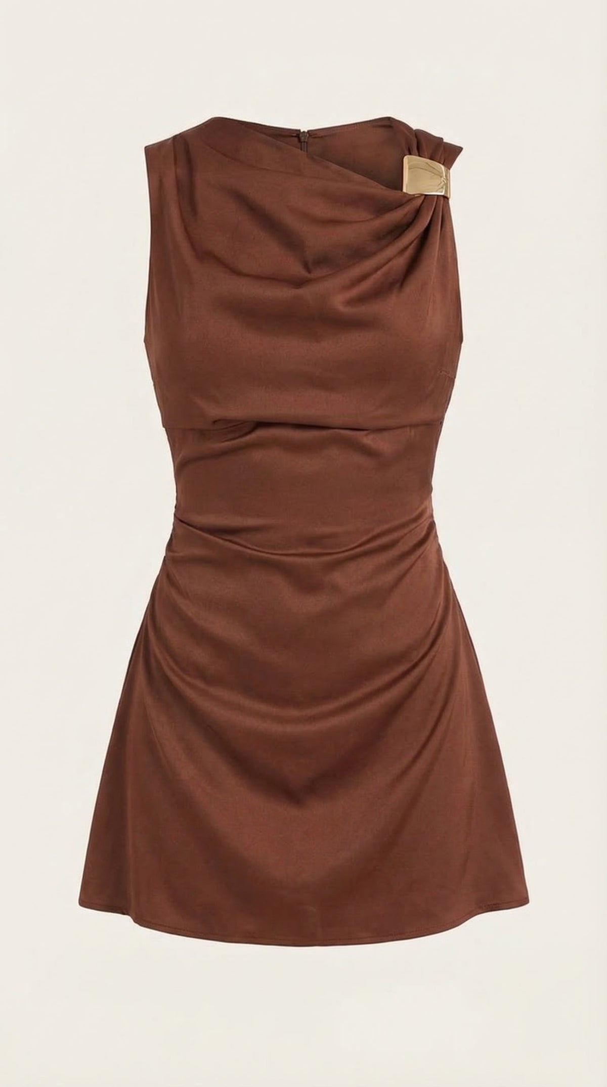 Rosalie Cowl Neck Mini Dress