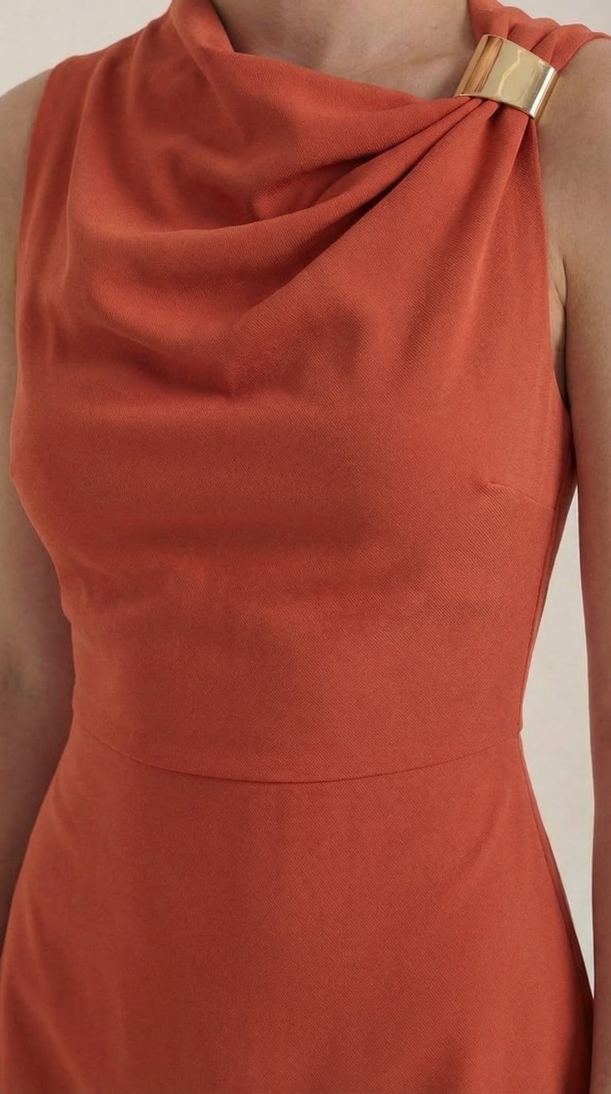 Rosalie Cowl Neck Mini Dress