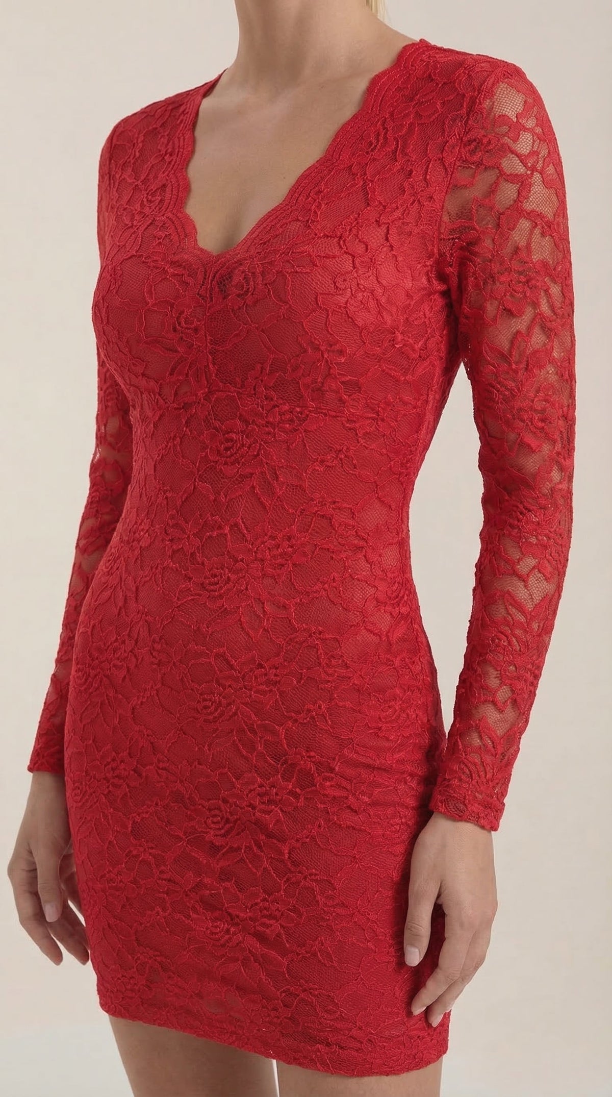 Sadie Lace Bodycon Mini Dress