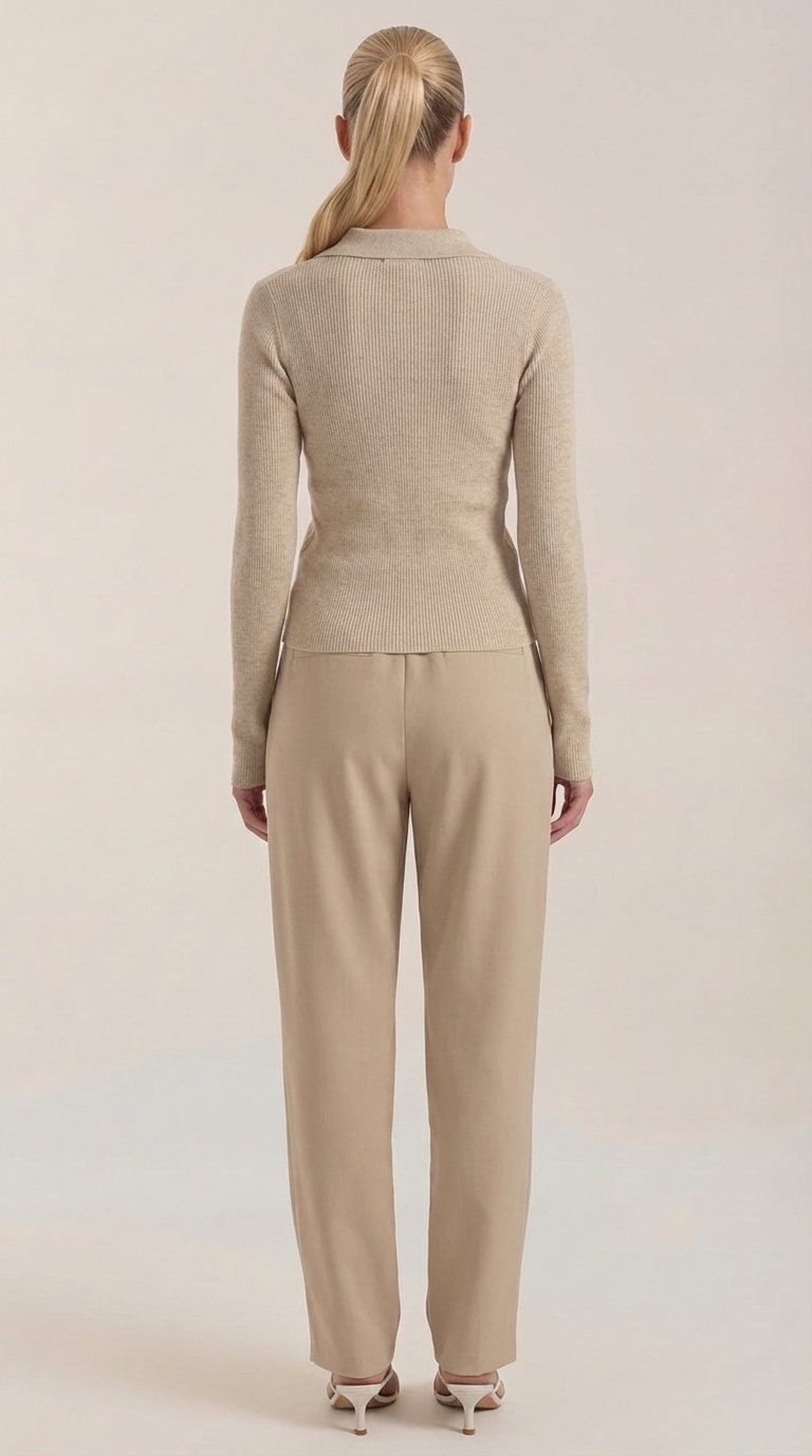 Stylish knitted sweater