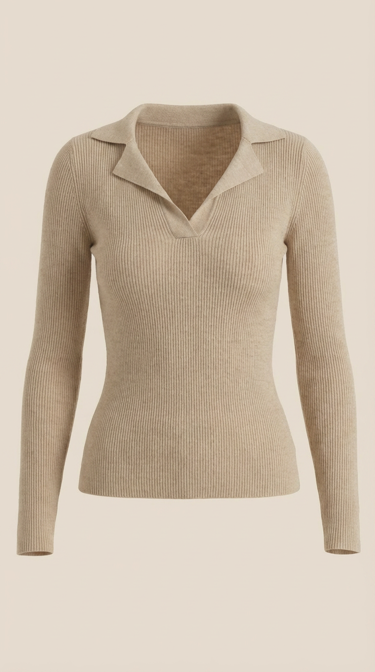 Stylish knitted sweater