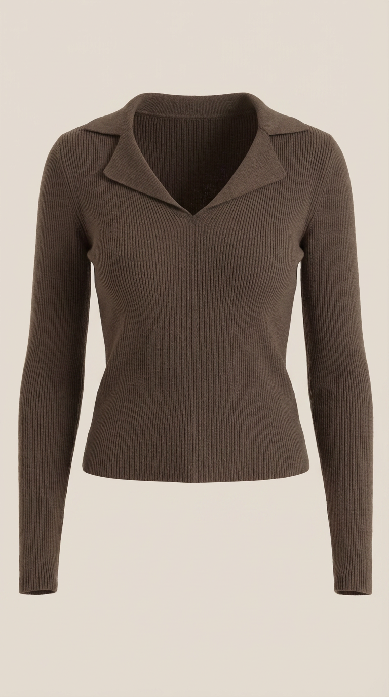 Stylish knitted sweater