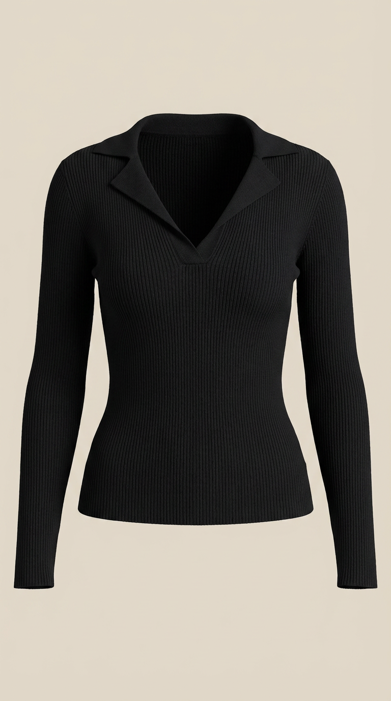 Stylish knitted sweater